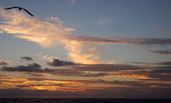 Sunset off Scilly