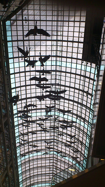 Canada geese sculptures