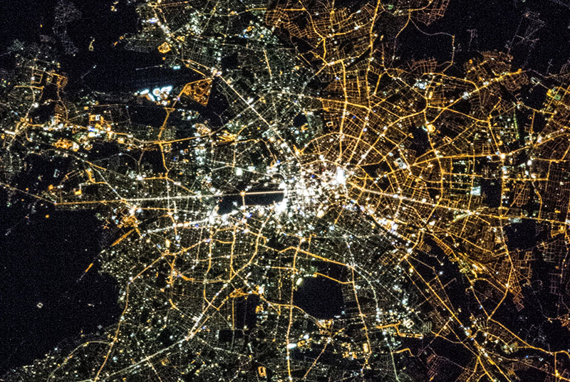 Berlin at night