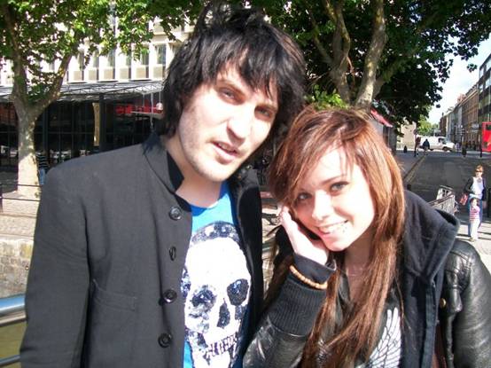 Noel Fielding and Kiara