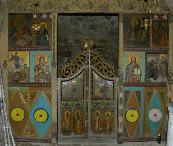 inside a church, Agios Georgios